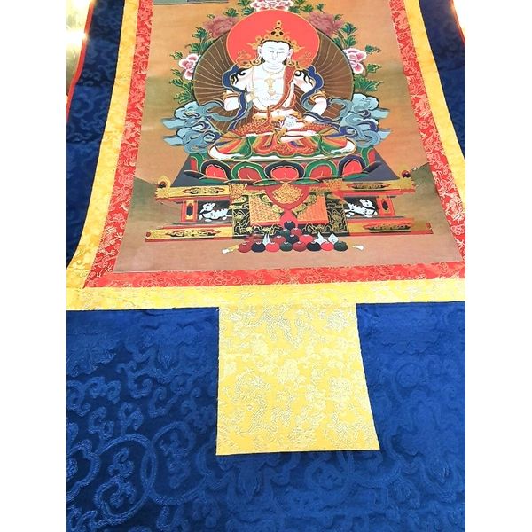 Tranh Thangka Kim Cang Tát Đỏa Bồ Tát-120x80cm